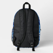 Motif Requins Marin  プリントバックパック (裏面)