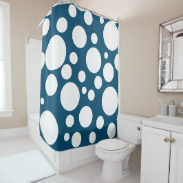 motif rond シャワーカーテン