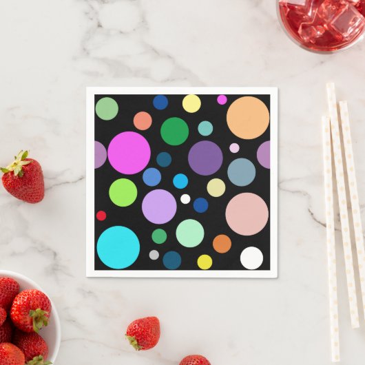 motif rond スタンダードカクテルナプキン (インサイチュ)