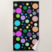 motif rond ビーチタオル (正面)