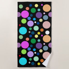 motif rond ビーチタオル