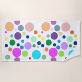 motif rond ビーチタオル (正面)