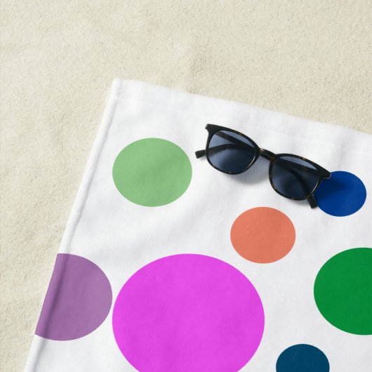 motif rond ビーチタオル (インサイチュ)