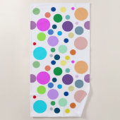 motif rond ビーチタオル (正面)