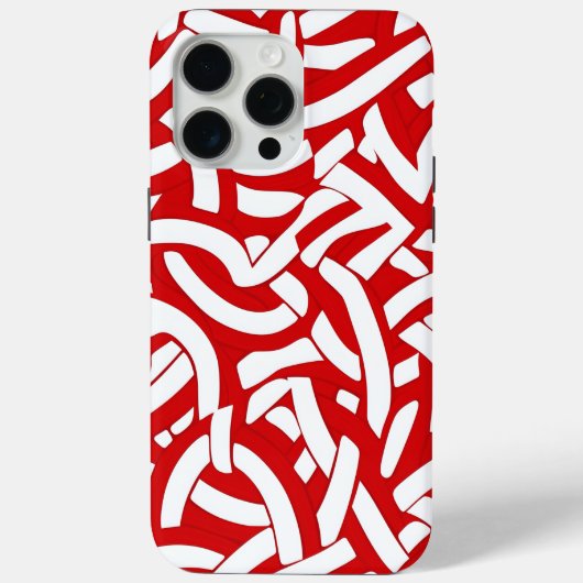 💫 Motif Spiralé Rouge et Blanc 🎨 Case-Mate iPhoneケース (裏面)