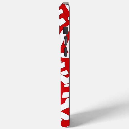 💫 Motif Spiralé Rouge et Blanc 🎨 Case-Mate iPhoneケース (裏面 / 左)