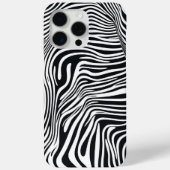 Motif zébré noir et blanc 🦓 Case-Mate iPhoneケース (裏面)