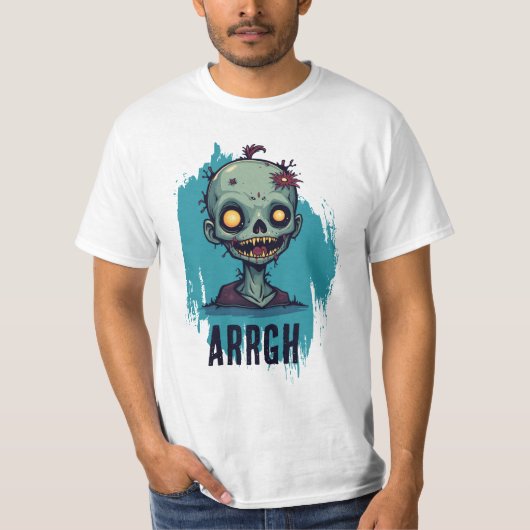 Motif zombie bleu tシャツ (正面)