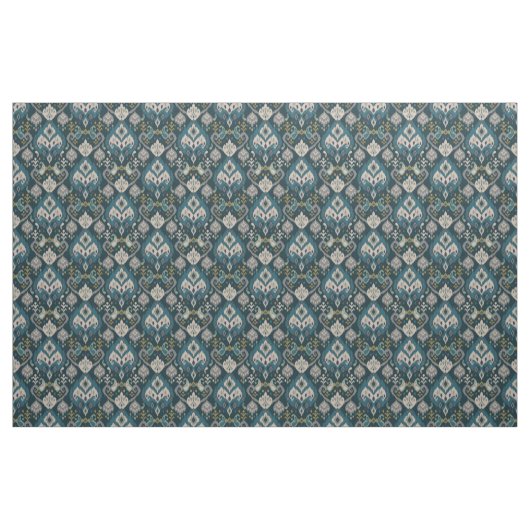 Motifs African boho paisley Floral Ikat pattern ファブリック (ファットクウォーター)