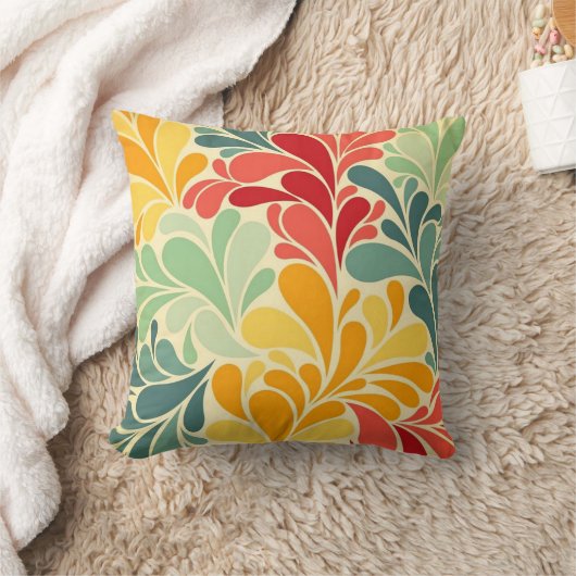 Motifs colorés クッション (ブランケット)