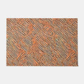 motifs de zèbre ドアマット (正面)