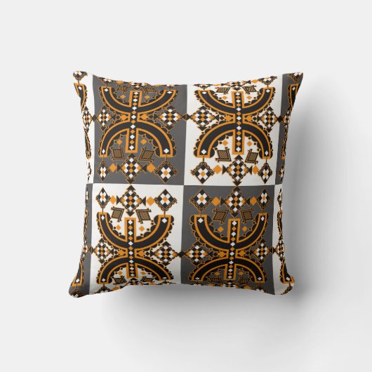 Motifs des poteries kabyle amazigh  クッション (裏面)