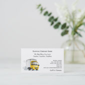 Motion Shipping Moving Companyの漫画のトラック 名刺 (スタンド正面)