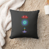 Motiv Anhänger spirituell mit Lotusblüte クッション (ブランケット)