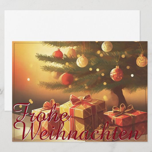 Motiv, mit Geschenken Weihnachtsbaum 37016 (正面/裏面)