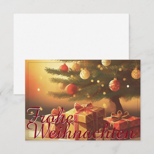 Motiv, mit Geschenken Weihnachtsbaum 37016 (正面/裏面)