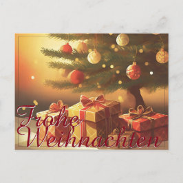Motiv, mit Geschenken Weihnachtsbaum 37016 シーズンポストカード