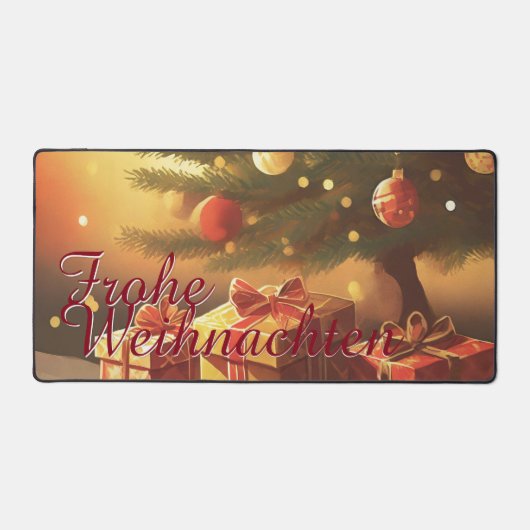 Motiv, mit Geschenken Weihnachtsbaum 37016 デスクマット (正面)