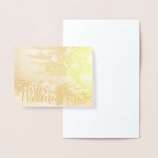 Motiv, mit Geschenken Weihnachtsbaum 37016 箔カード (ディスプレー)