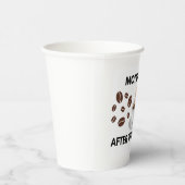 Motivated After This Coffee – Minimalist Paper Cup 紙コップ (右)