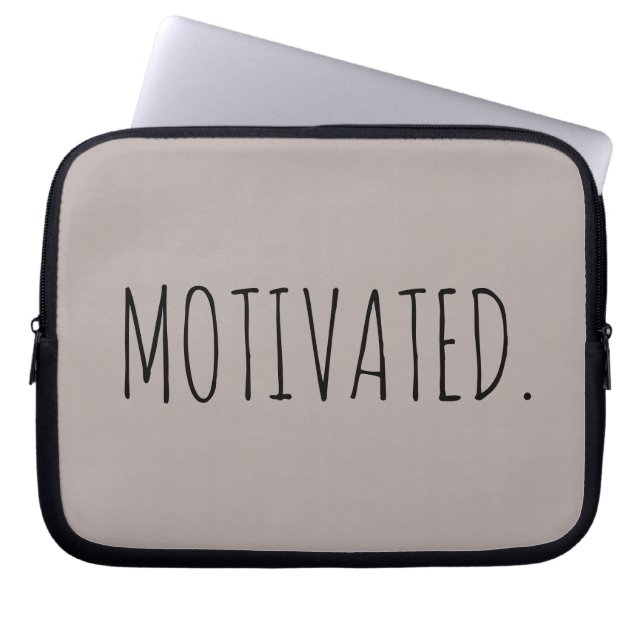 Motivated Laptop Sleeve ラップトップスリーブ (正面)