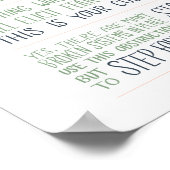 Motivated Mastery Manifesto (18x24 inches) ポスター (角)