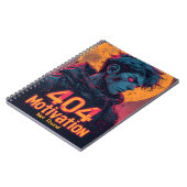 Motivation 404 Notebook for Future – パワーデザイン ノートブック (左側)
