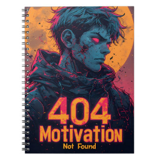 Motivation 404 Notebook for Future – パワーデザイン ノートブック