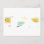 Motivation and positive vibes ポストカード (正面)