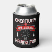 Motivation - Creativity Is Intelligence 缶クーラー (缶正面)