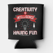 Motivation - Creativity Is Intelligence 缶クーラー (正面)