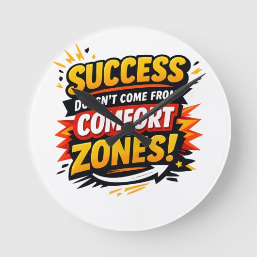 Motivation Design ラウンド壁時計 (正面)