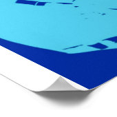 Motivation Dream Believe Achieve Football Pop Art ポスター (角)