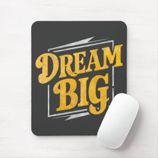 Motivation - Dream Big street art マウスパッド (マウス)