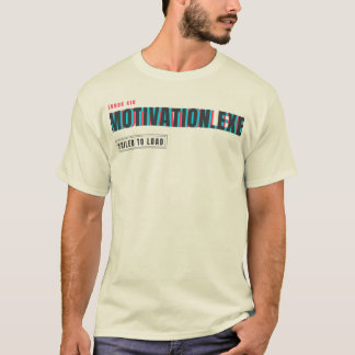 Motivation.exe Failed To Load | グリッチ技術ユーモア  Tシャツ