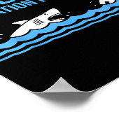 Motivation Finds You Funny Swimmer Swimming Coach  ポスター (角)