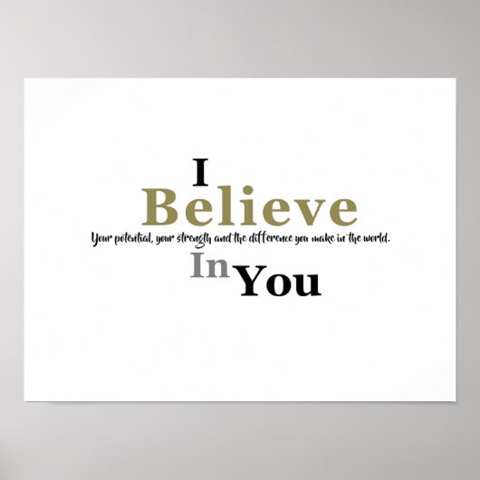 Motivation: I Believe In You ポスター (正面)