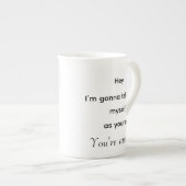 Motivation mug ボーンチャイナマグカップ (正面右)