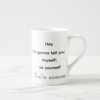 Motivation mug ボーンチャイナマグカップ