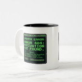 Motivation Not Found レトロコンピューター マグ (正面左)
