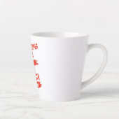 Motivation Quote Design カフェラテマグ (右)