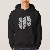 Motivation Quote Typography Hoodie  パーカ (正面)