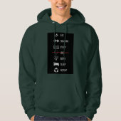 Motivation Routine Hoodie パーカ (正面)