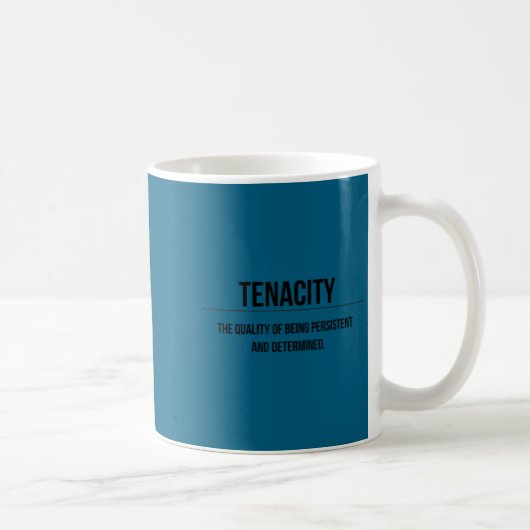 Motivation Tenacity Entrepreneur Slogan Quote  コーヒーマグカップ (右)