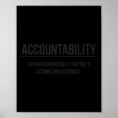 Motivational Accountability Entrepreneur Slogan Qu ポスター (正面)