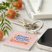 Motivational Acrylic Keychain for Women  キーホルダー (正面右)