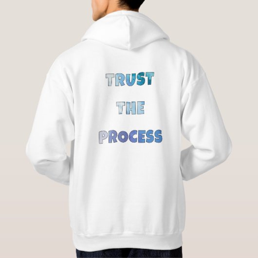 Motivational Aesthetic – Trust The Process パーカ (裏面)