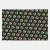 Motivational Baseball Team Values ラッピングペーパーシート (正面3)