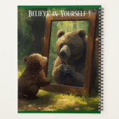motivational bear cub calendar planner notebook  プランナー手帳 (裏面)