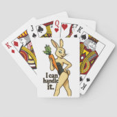 Motivational Bunny Playing Cards – “I Can Handle トランプ (裏面)